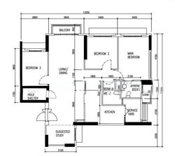 Blk 420A Waterfront II @ Northshore (Punggol), HDB 5 Rooms #617258911